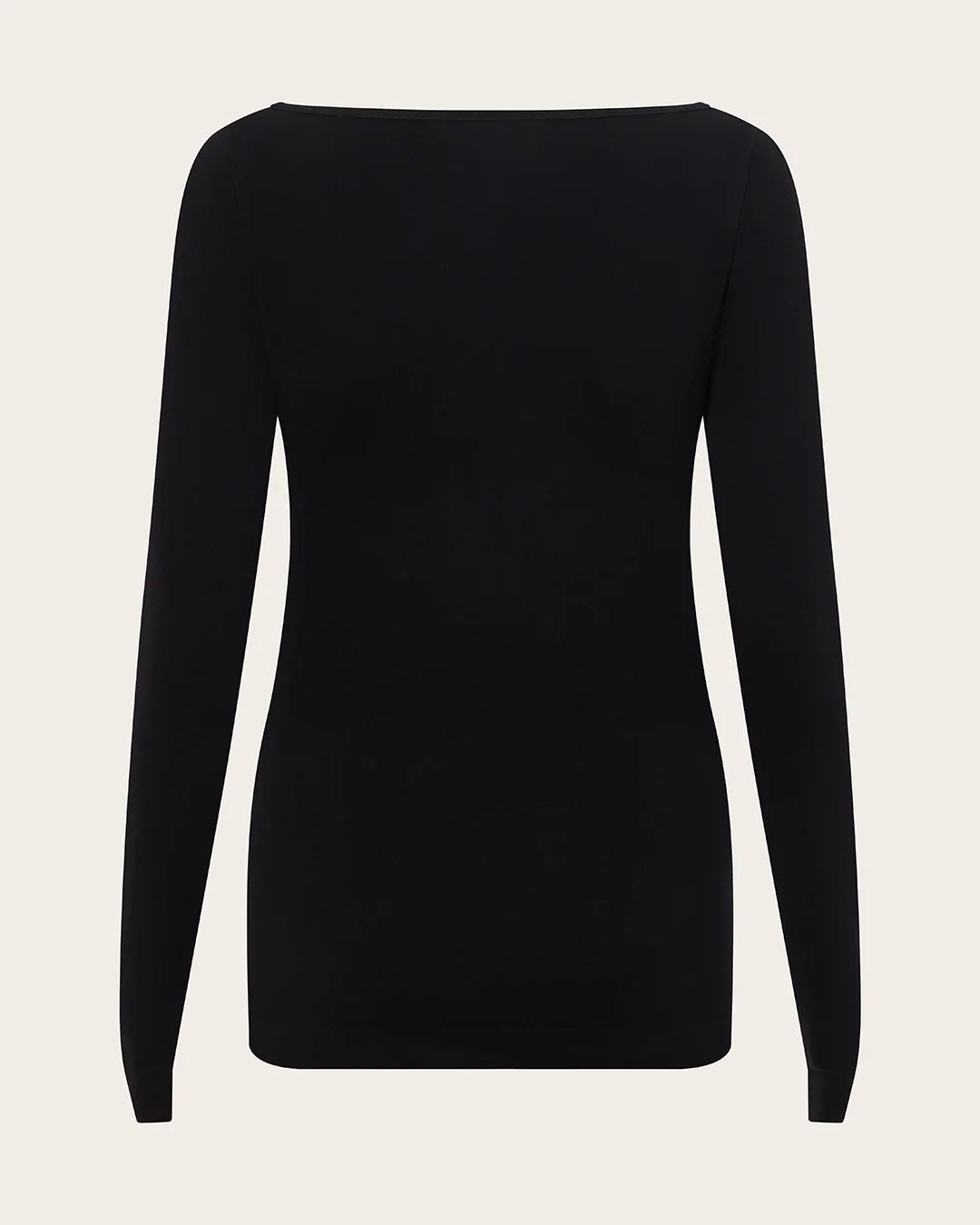 Base Layer Boatneck Long Sleeve Top - Black - Image 10