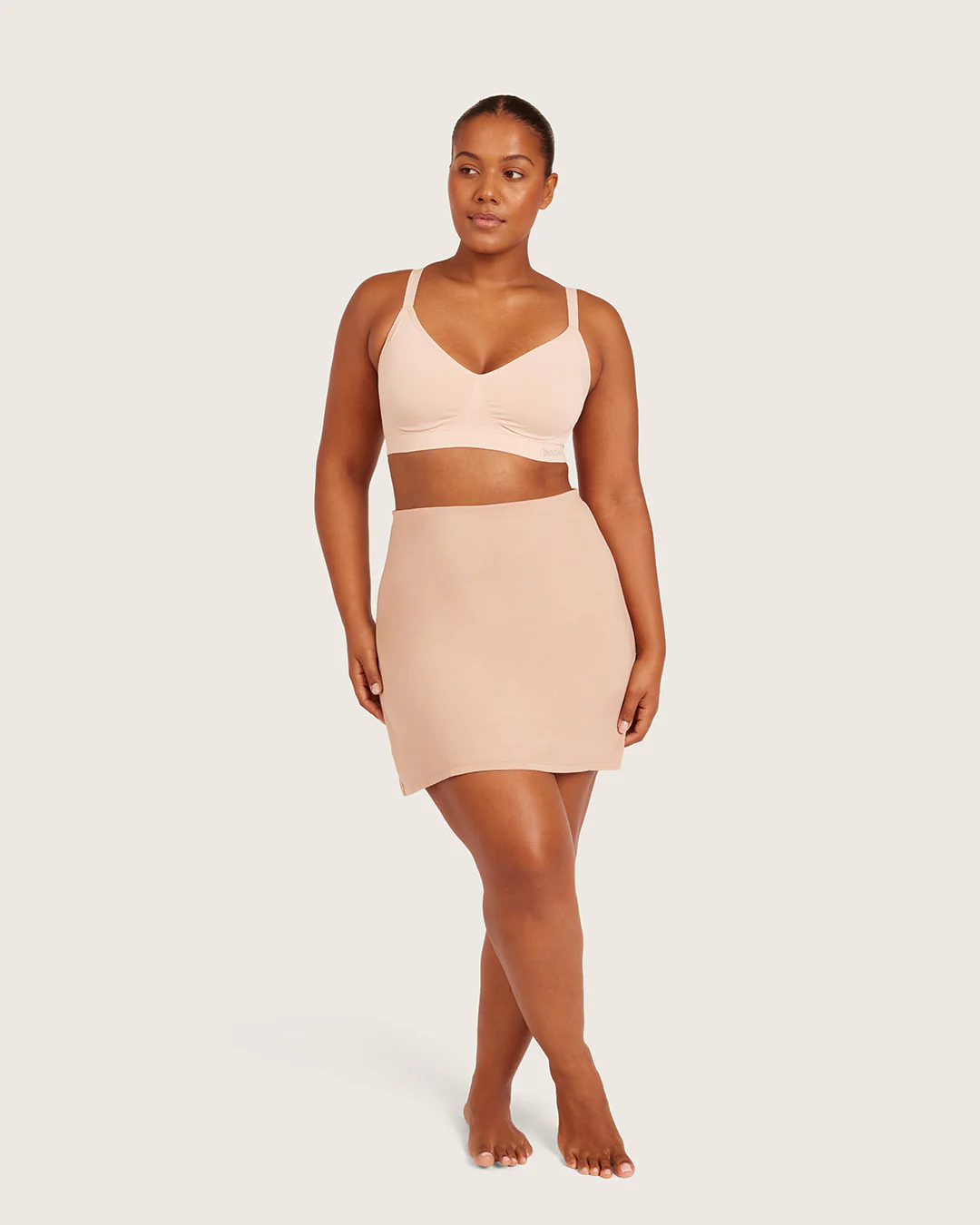 Base Layer Everyday Slip Skirt - Almond - Image 10