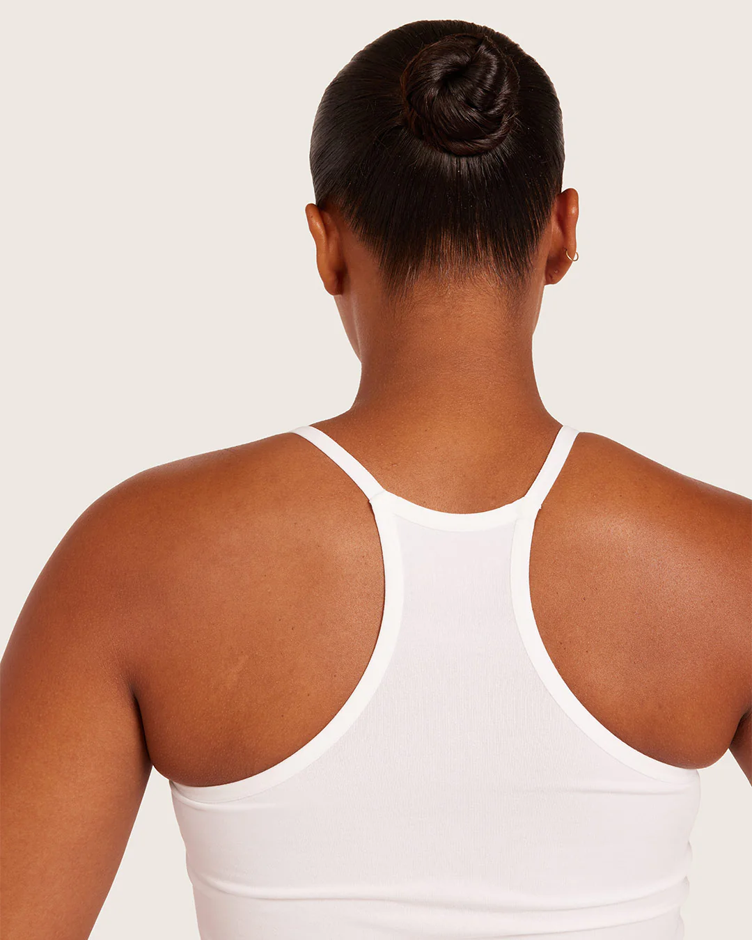 Base Layer Racerback Cami Top - White - Image 7