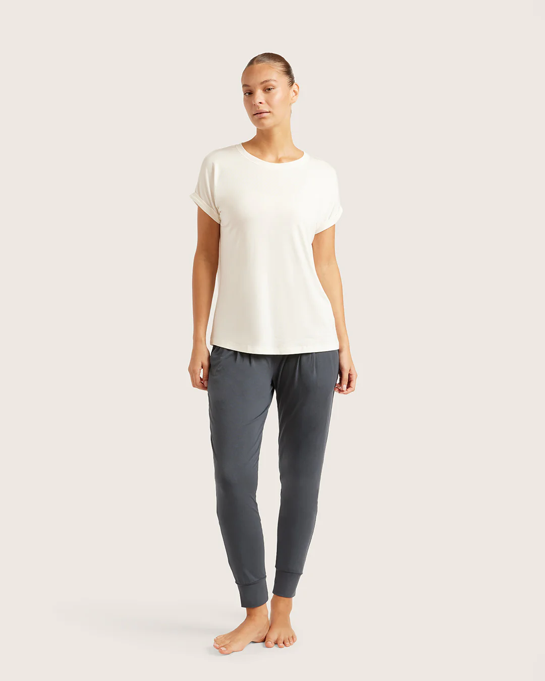 Downtime Lounge Top - Natural White - Image 5