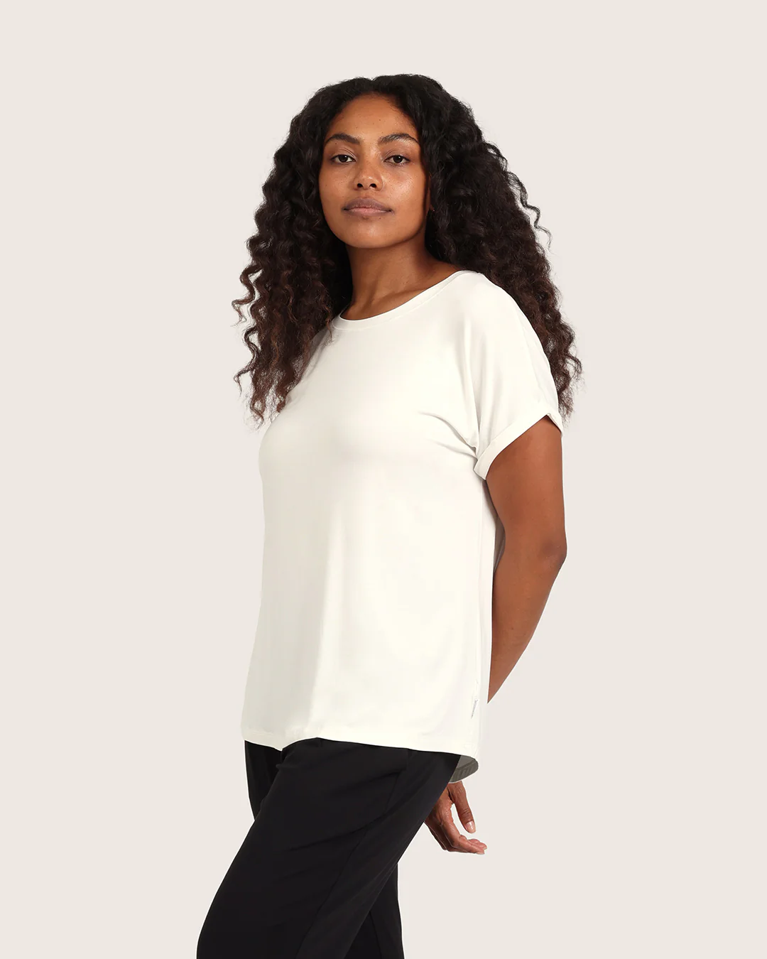 Downtime Lounge Top - Natural White - Image 8