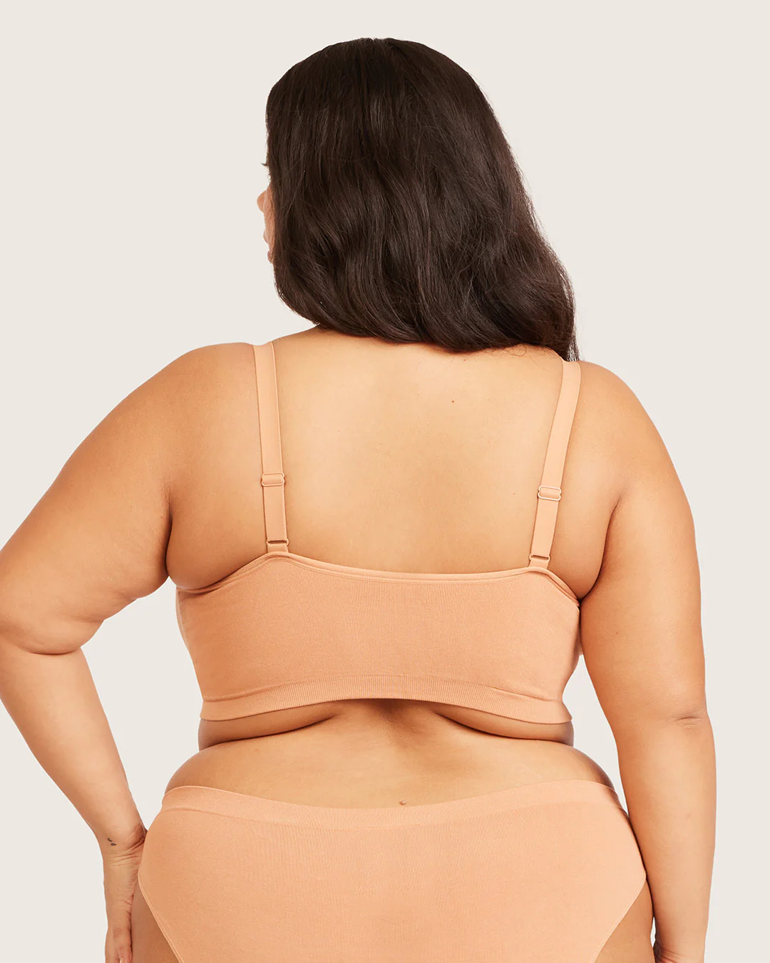 Full Bust Wireless Bra - Dune - Image 11