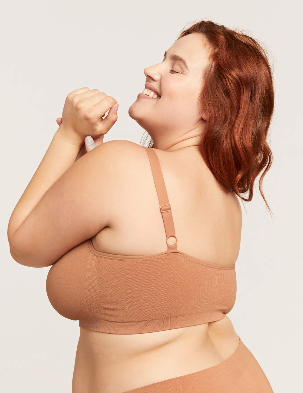 Full Bust Wireless Bra - Dune - Image 6