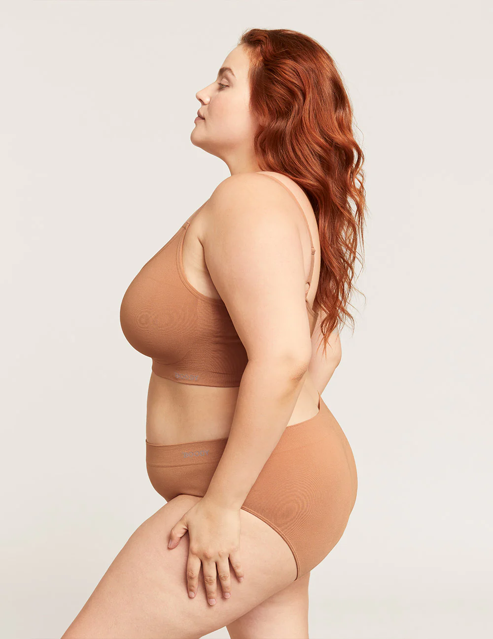 Full Bust Wireless Bra - Dune - Image 7