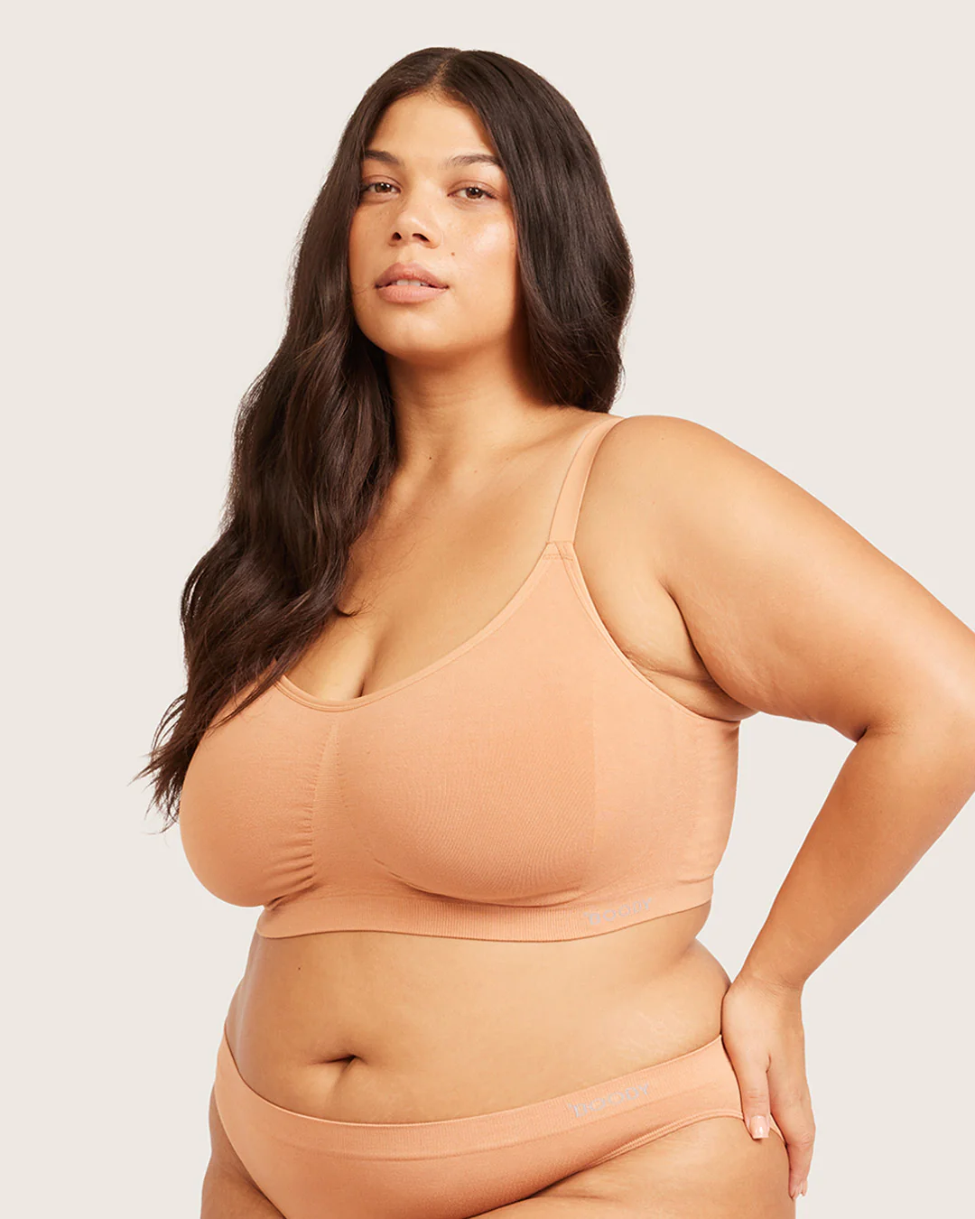 Full Bust Wireless Bra - Dune - Image 9