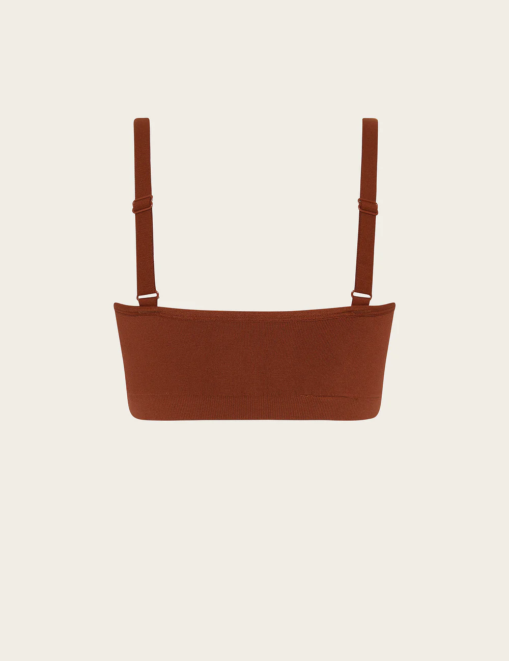 Full Bust Wireless Bra - Rust - Image 8