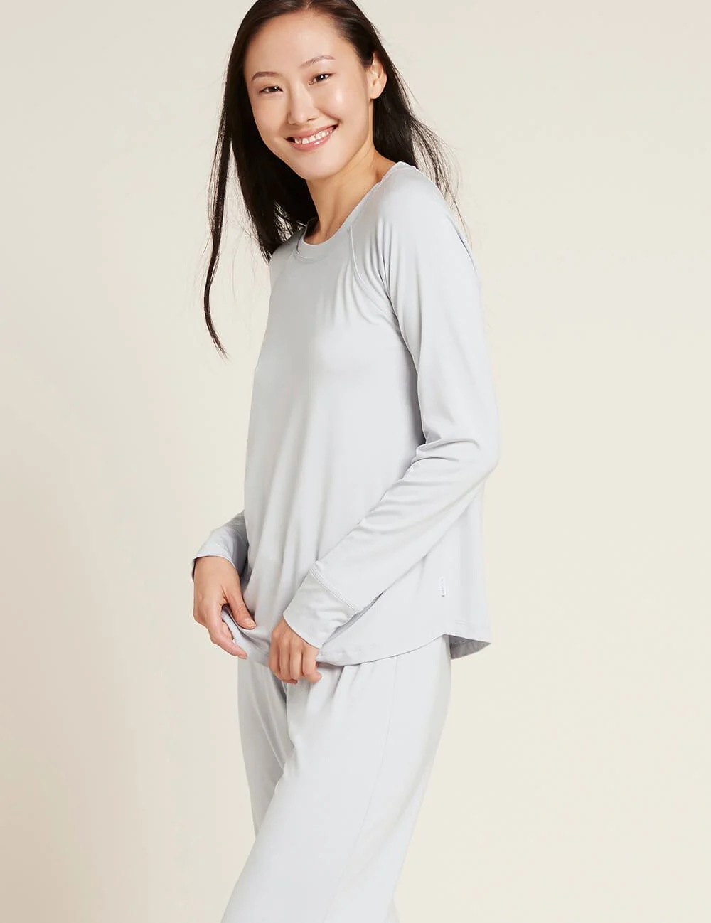 Goodnight Raglan Sleep Top - Dove - Image 3