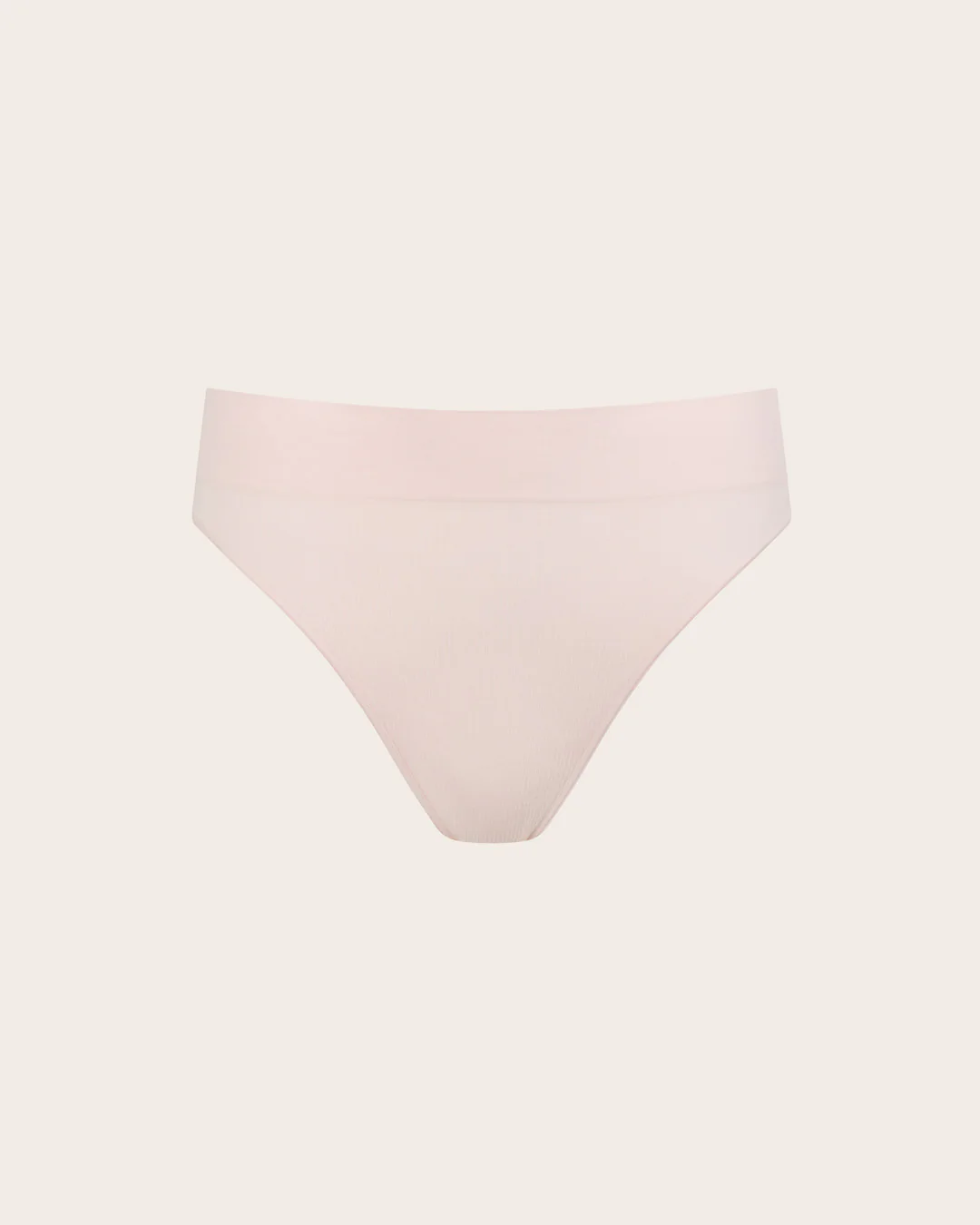 LYOLYTE Ribbed High Leg Briefs - Powder Pink - Image 13