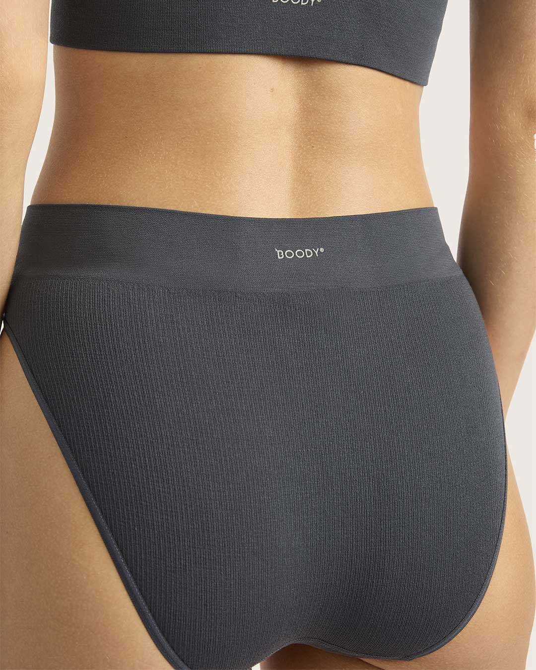 LYOLYTE Ribbed High Leg Briefs - Storm - Image 4