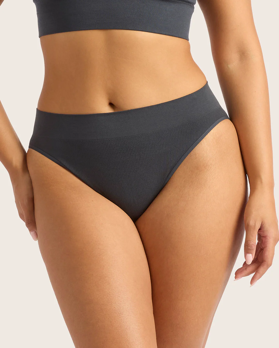 LYOLYTE Ribbed High Leg Briefs - Storm - Image 7