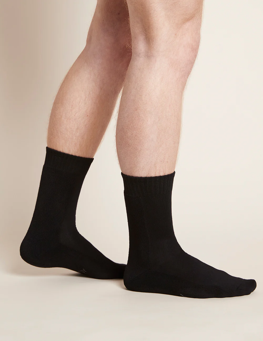 Men's Crew Boot Socks - Black - Image 3