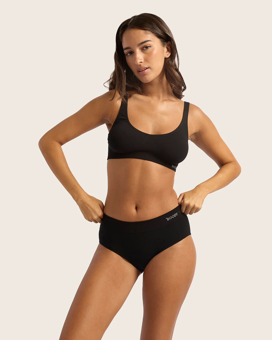 Midi Briefs - Black - Image 5