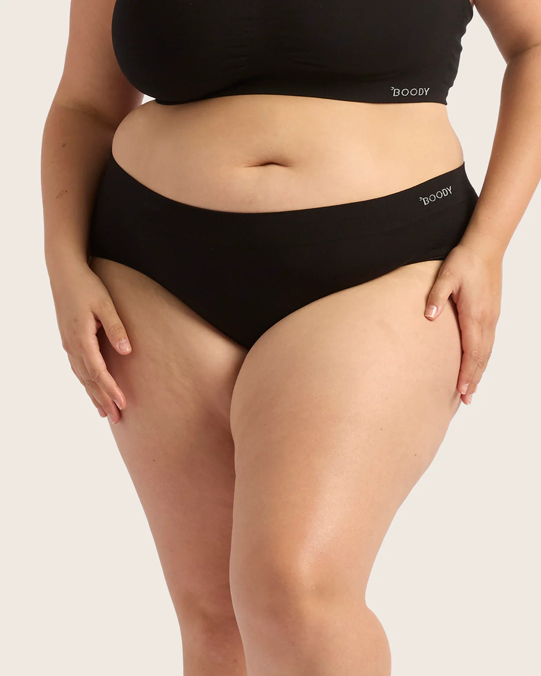 Midi Briefs - Black - Image 7