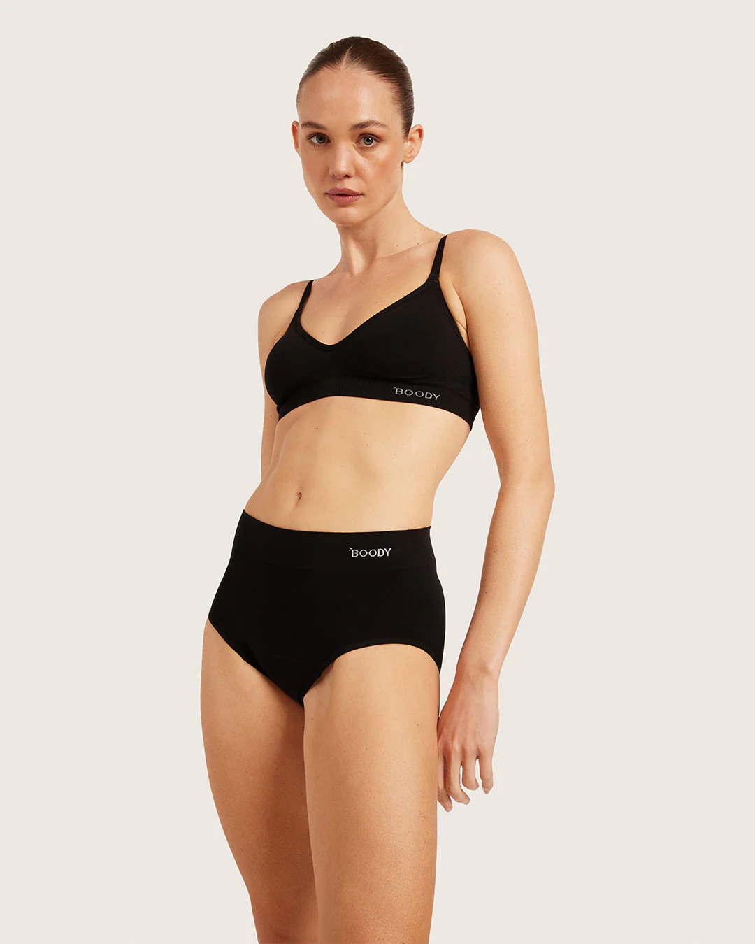 Period & Leak Proof - Full Briefs - Light - Moderate - Black - Image 5