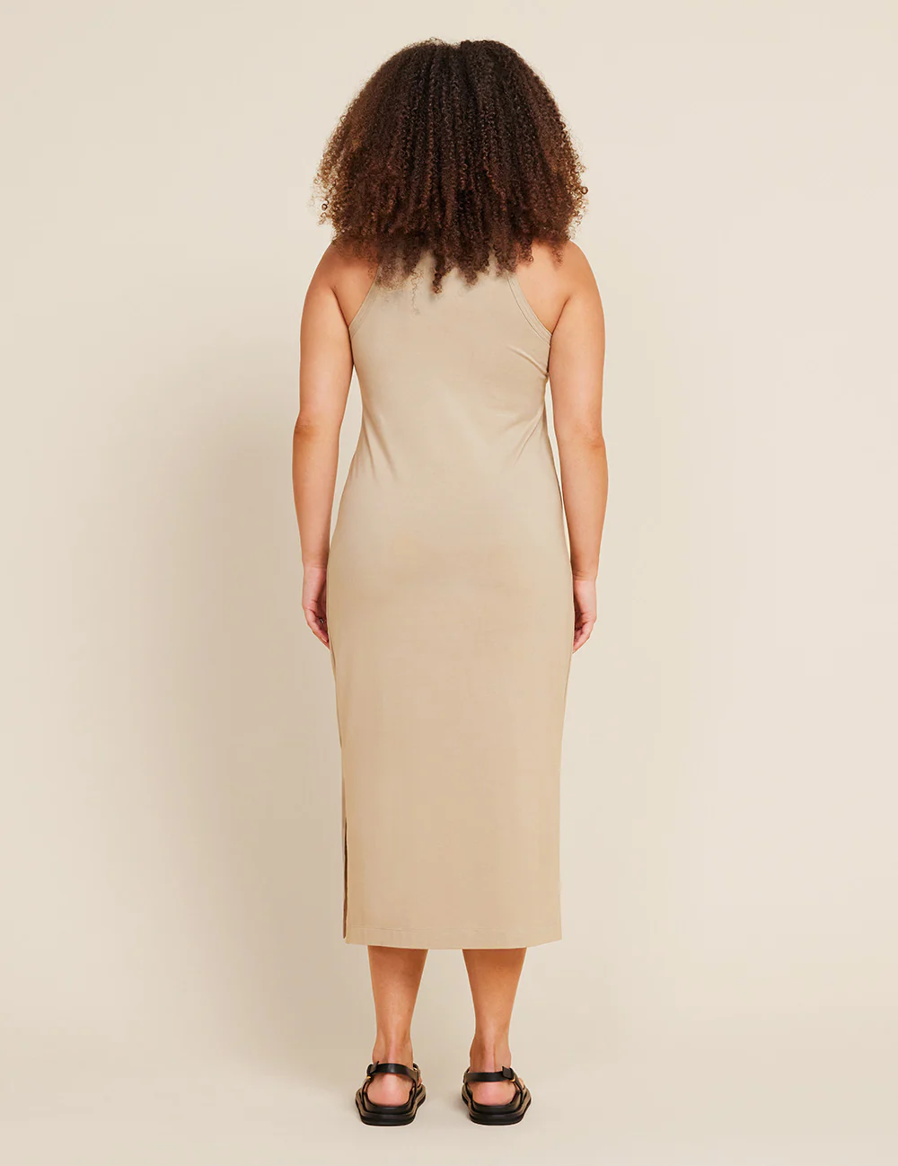 Racerback Dress - Stone - Image 7