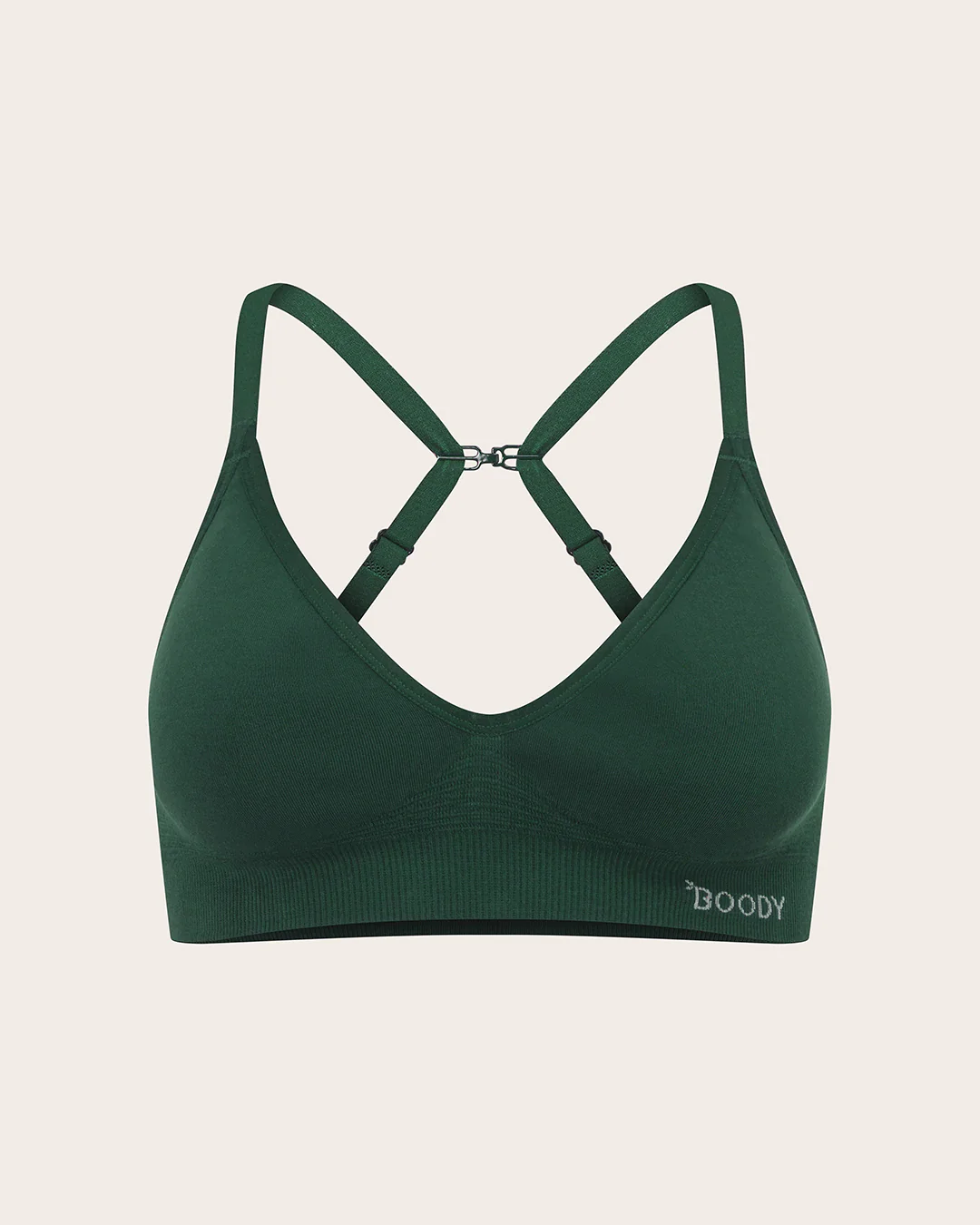 Wireless T-Shirt Bra - Emerald Green - Image 17