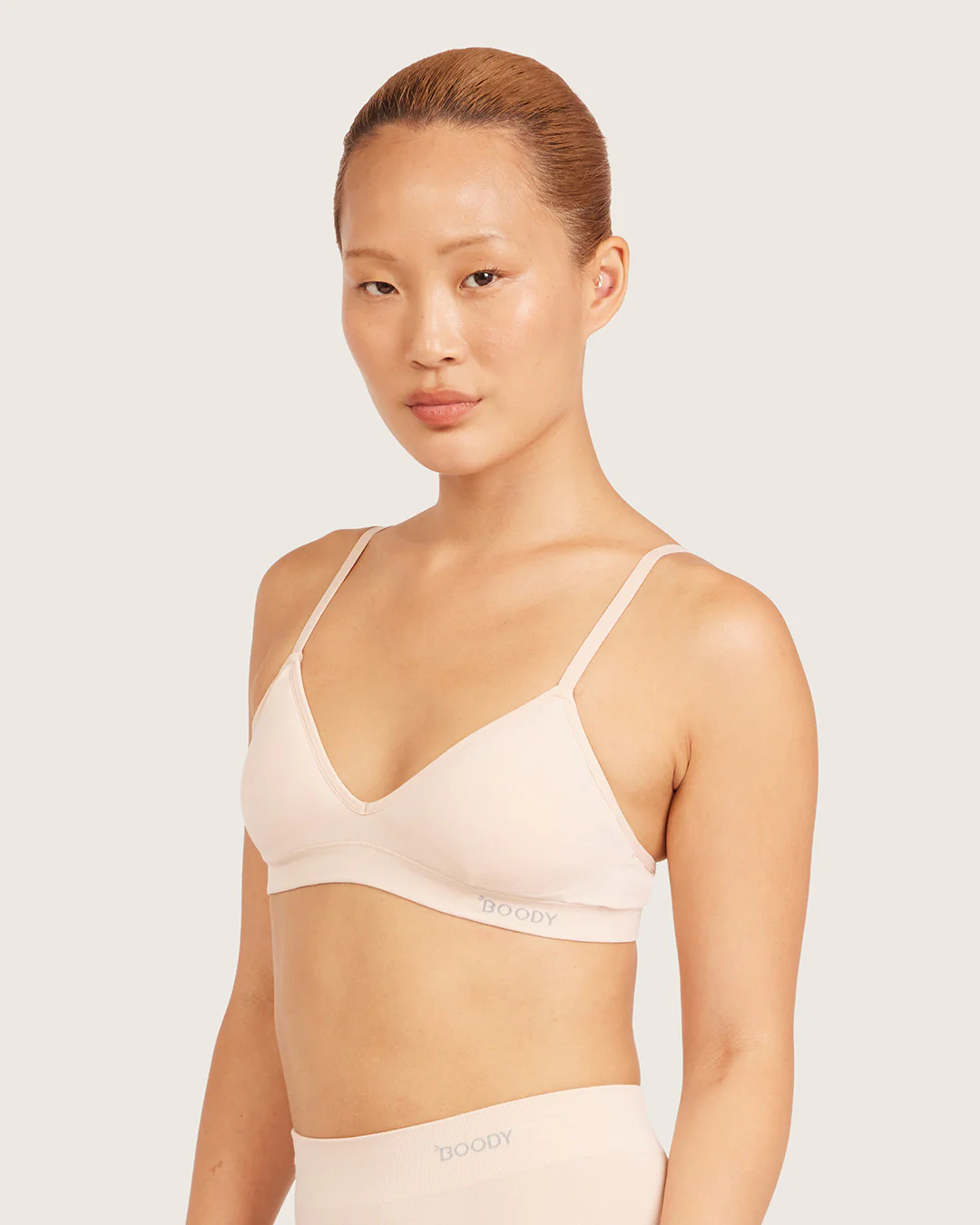 Wireless T-Shirt Bralette - Shell - Image 3
