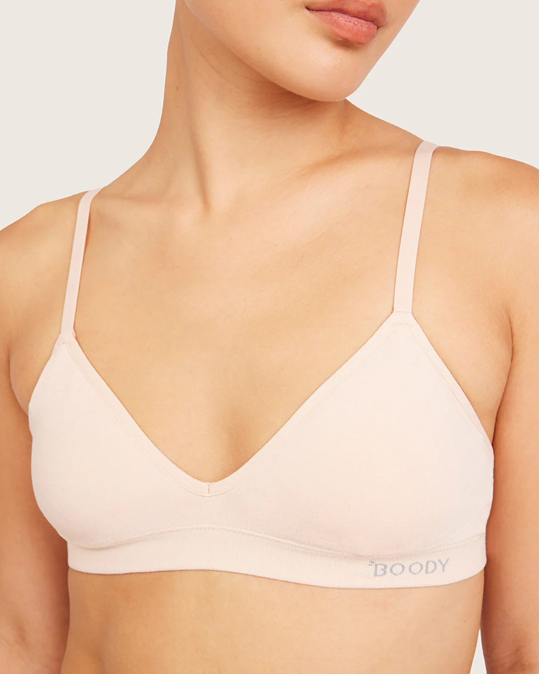 Wireless T-Shirt Bralette - Shell - Image 4