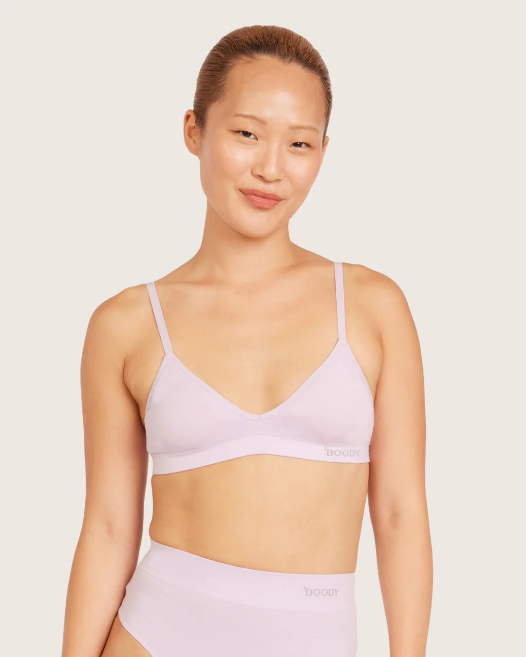 Wireless T-Shirt Bralette - Shell - Image 9